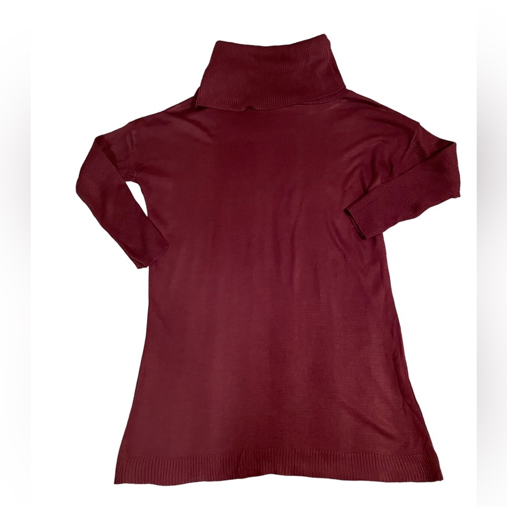 Women’s long cowl neck sweater